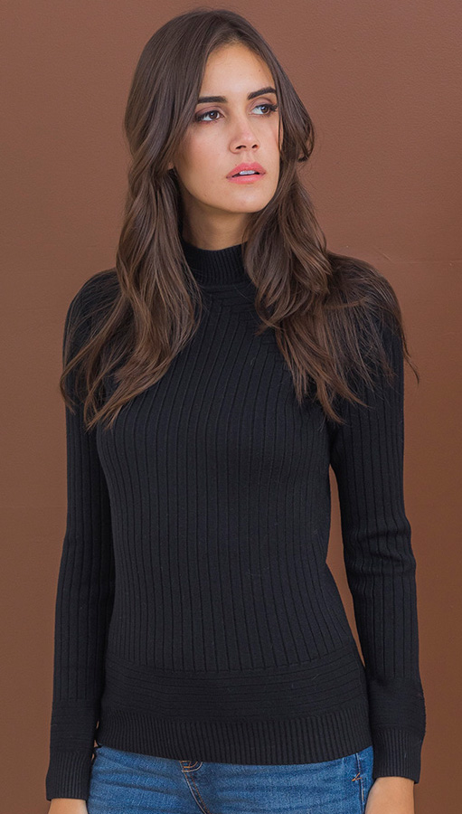 LILA RIB SWEATER