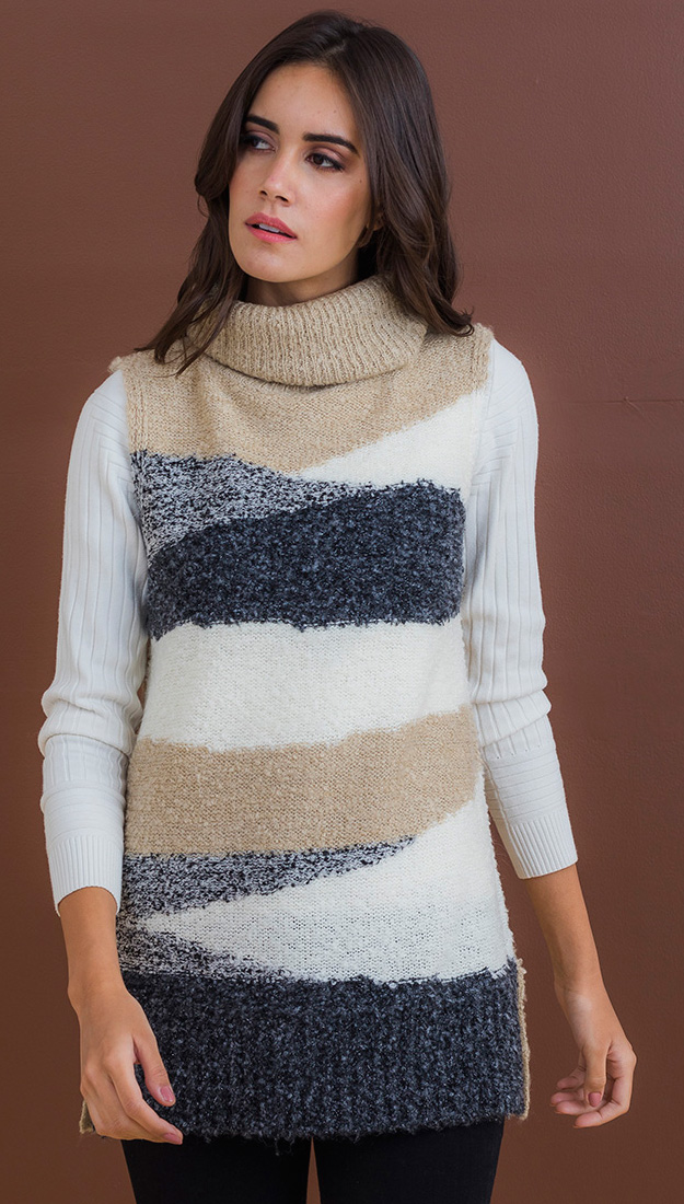 VIOLET VEST PULLOVER