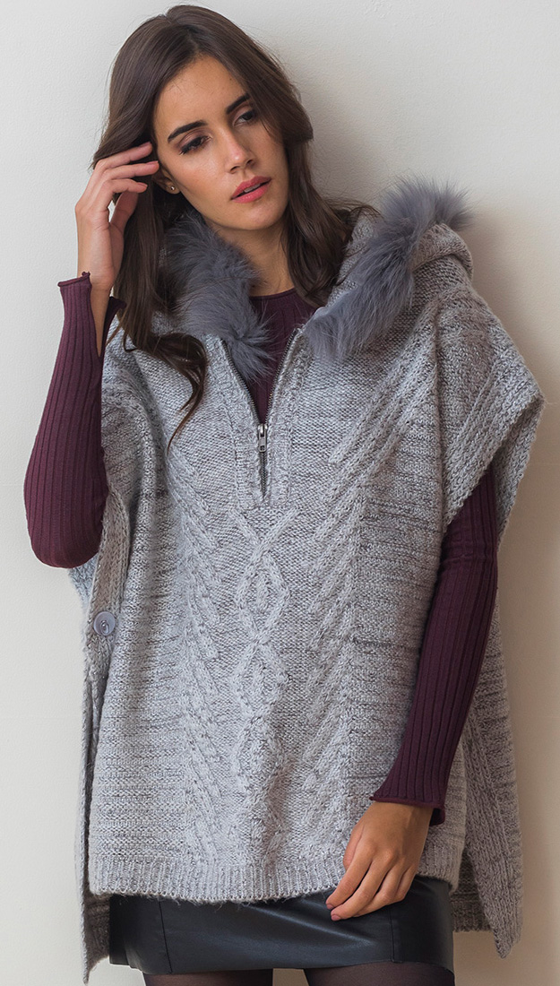 HOODIE SWEATER PONCHO