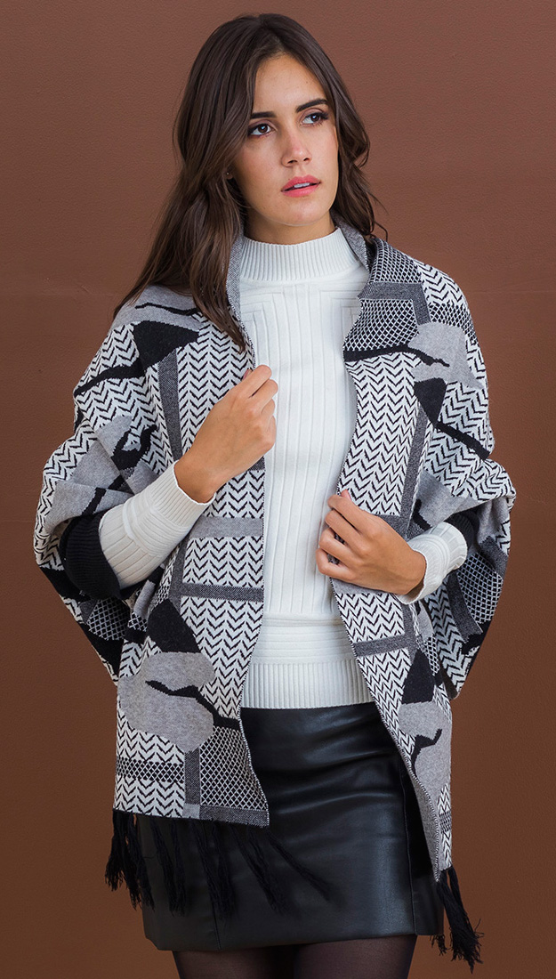 MILLIE SCARF LIKE CARDI