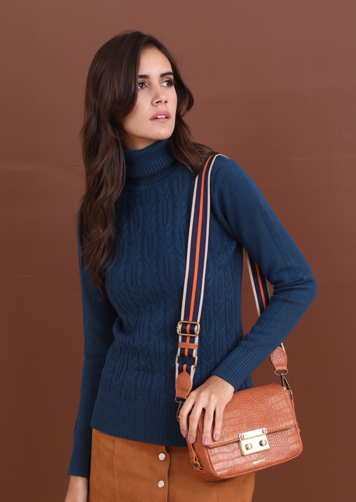 Brown Cooper Crossbody