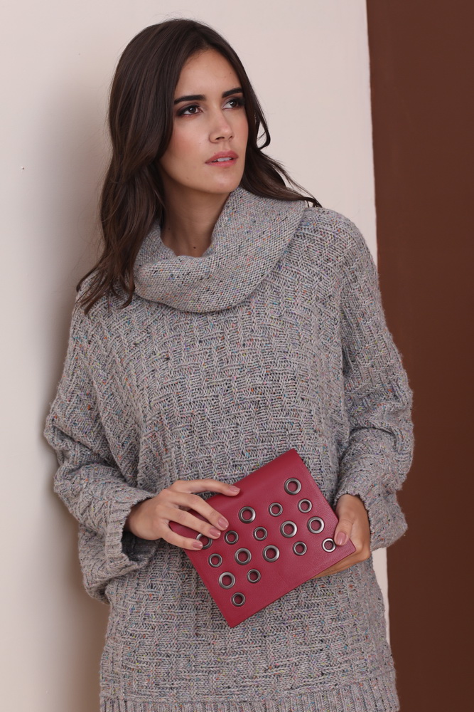 Grommetted Foldover Crossbody